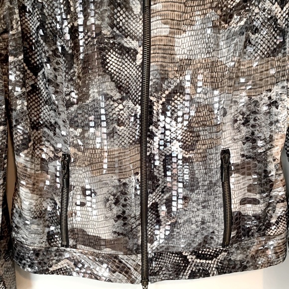 Vintage Frank Lyman size 8 animal print jacket - Picture 9 of 16